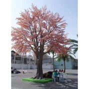 人工桜ピンク色